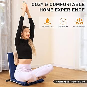 Amazon.com: FASTMOMENT 14-Position Adjustable Floor Chair